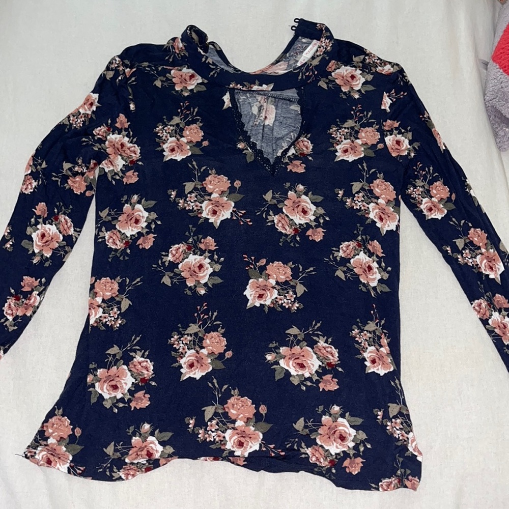 Floral Long Sleeve Top